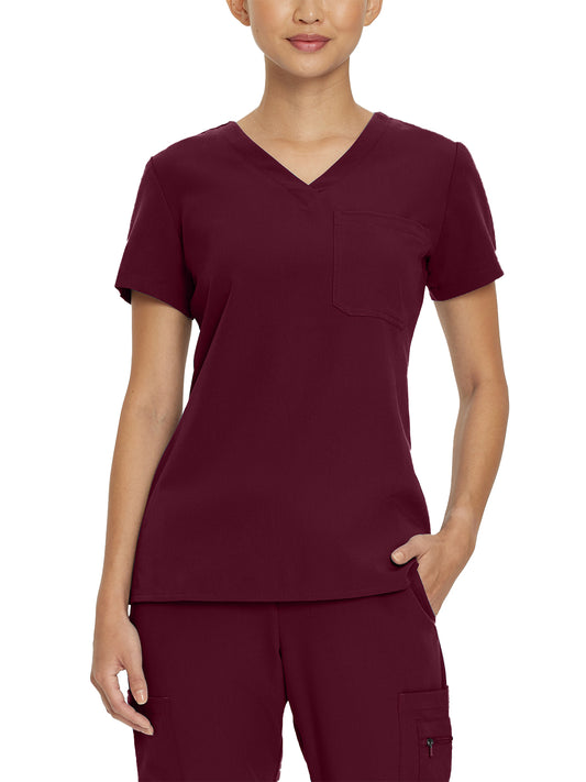 Women's 1-Pocket Tuckable V-Neck Top