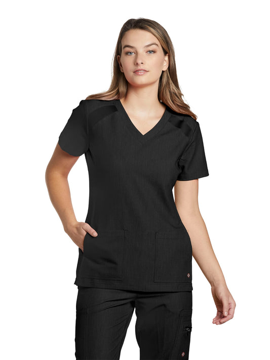 Women's 4-Pocket V-Neck Top