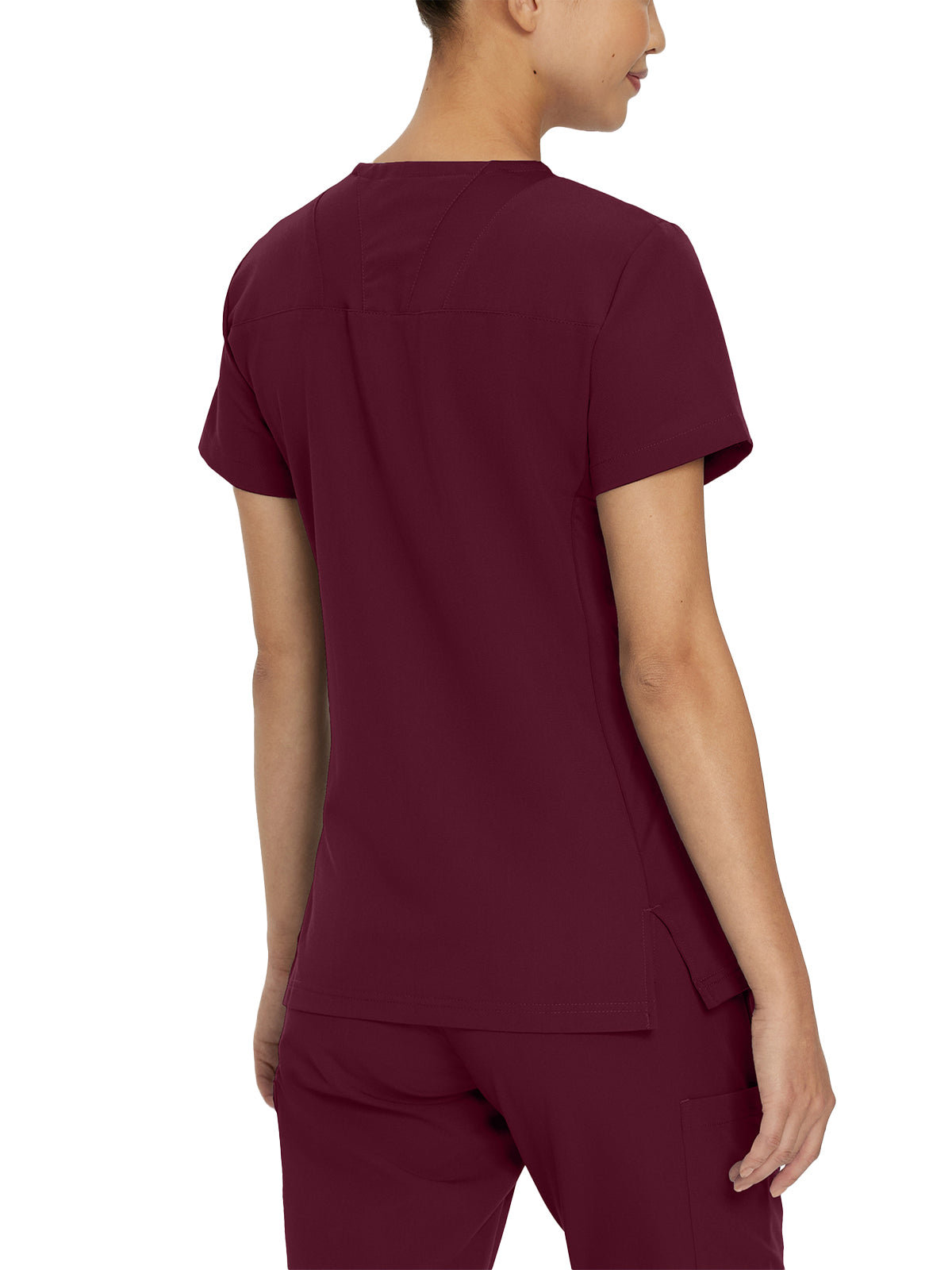 Women's 4-Pocket V-Neck Scrub Top