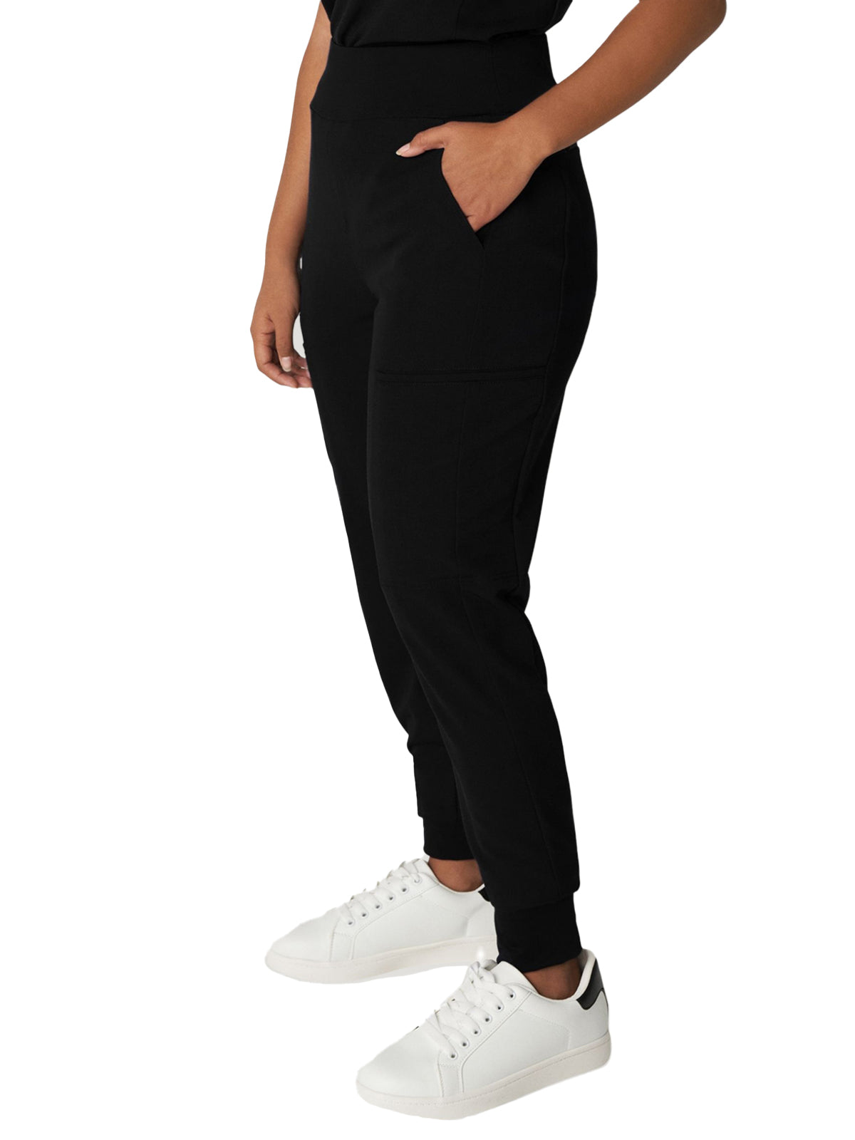 Women's 7-Pocket High-Rise Yoga Waist Jogger Scrub Pant