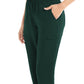 Women's 6-Pocket Hi-Low Leg Cuffs Jogger Scrub Pant