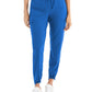 Women's 6-Pocket Hi-Low Leg Cuffs Jogger Scrub Pant