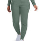 Women's 6-Pocket High-Rise Knit Elastic Waist Jogger Scrub Pant