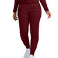 Women's 6-Pocket High-Rise Knit Elastic Waist Jogger Scrub Pant