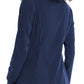 Women's 2-Pocket Mock Neck Zip-Front Scrub Jacket