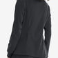 Women's 2-Pocket Mock Neck Zip-Front Scrub Jacket