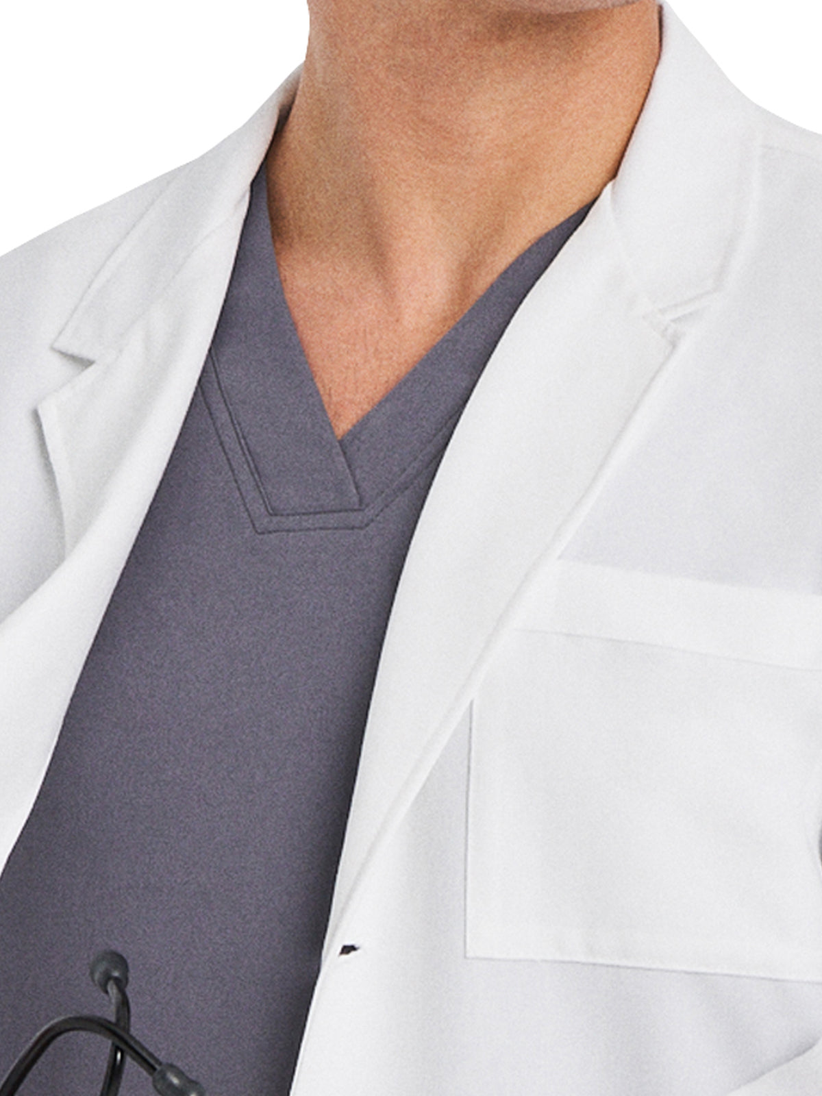 Men's Five-Pocket 38" Full-Length Tablet Lab Coat