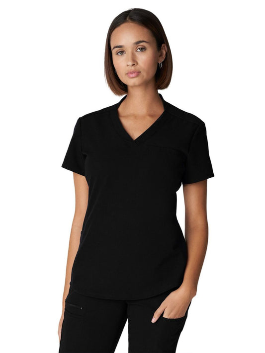 Women's 2-Pocket Wrinkle Resistant V-Neck Scrub Top