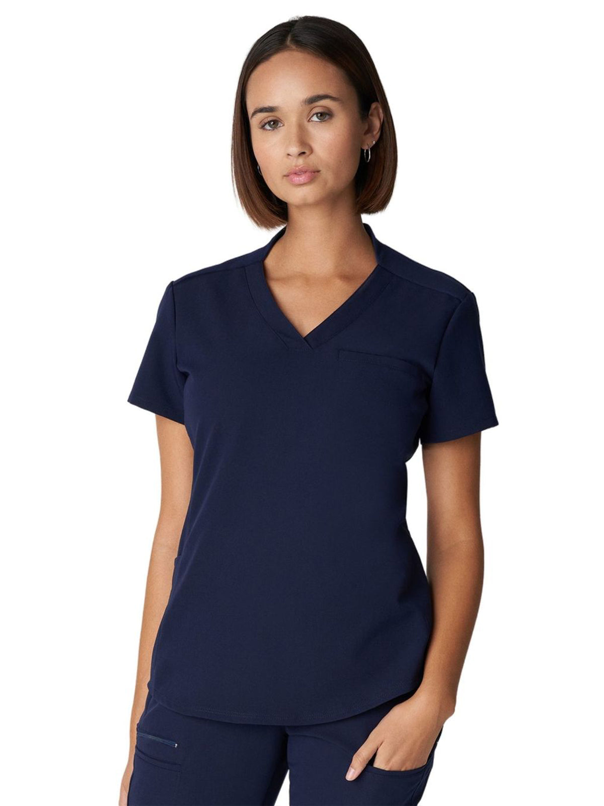 Women's 2-Pocket Wrinkle Resistant V-Neck Scrub Top