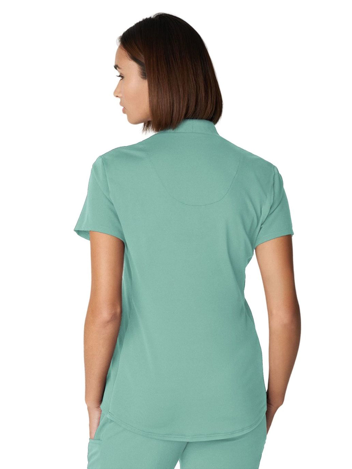 Women's 2-Pocket Wrinkle Resistant V-Neck Scrub Top