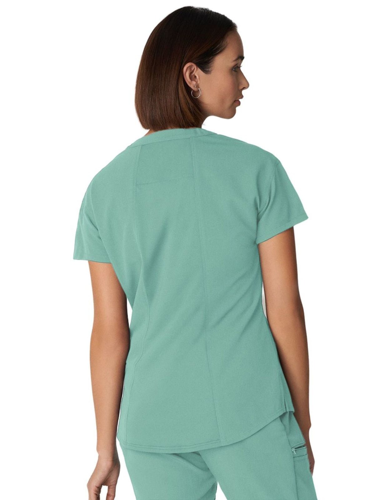 Women's 1-Pocket Tuckable V-Neck Scrub Top