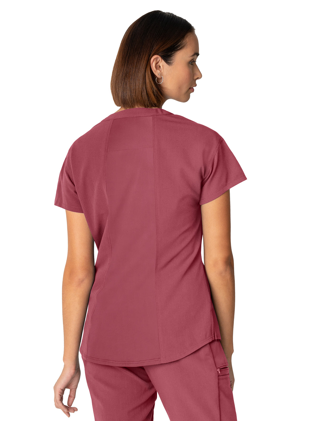 Women's 1-Pocket Tuckable V-Neck Scrub Top