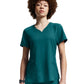 Women's Curved V-Neckline Scrub Top