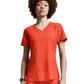 Women's Curved V-Neckline Scrub Top