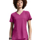 Women's Curved V-Neckline Scrub Top