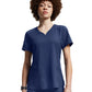 Women's Curved V-Neckline Scrub Top