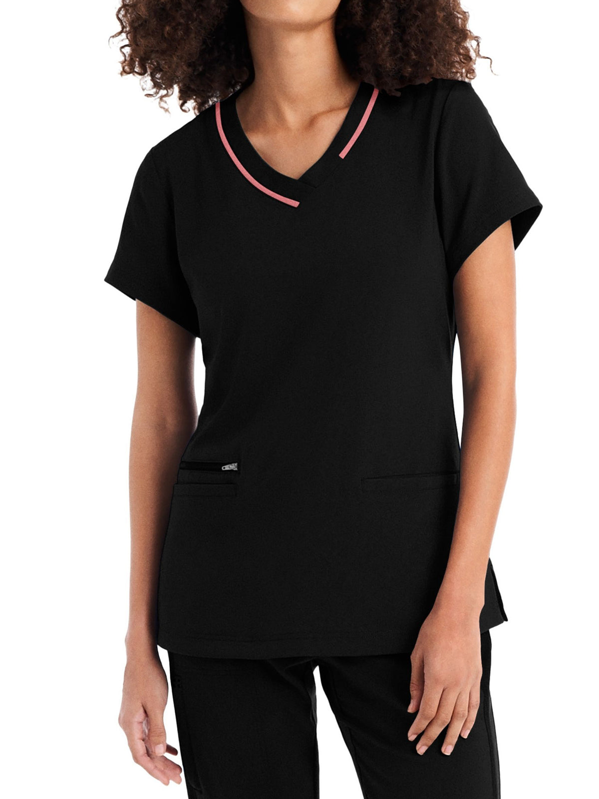 Women's 3-Pocket V-Neck Top