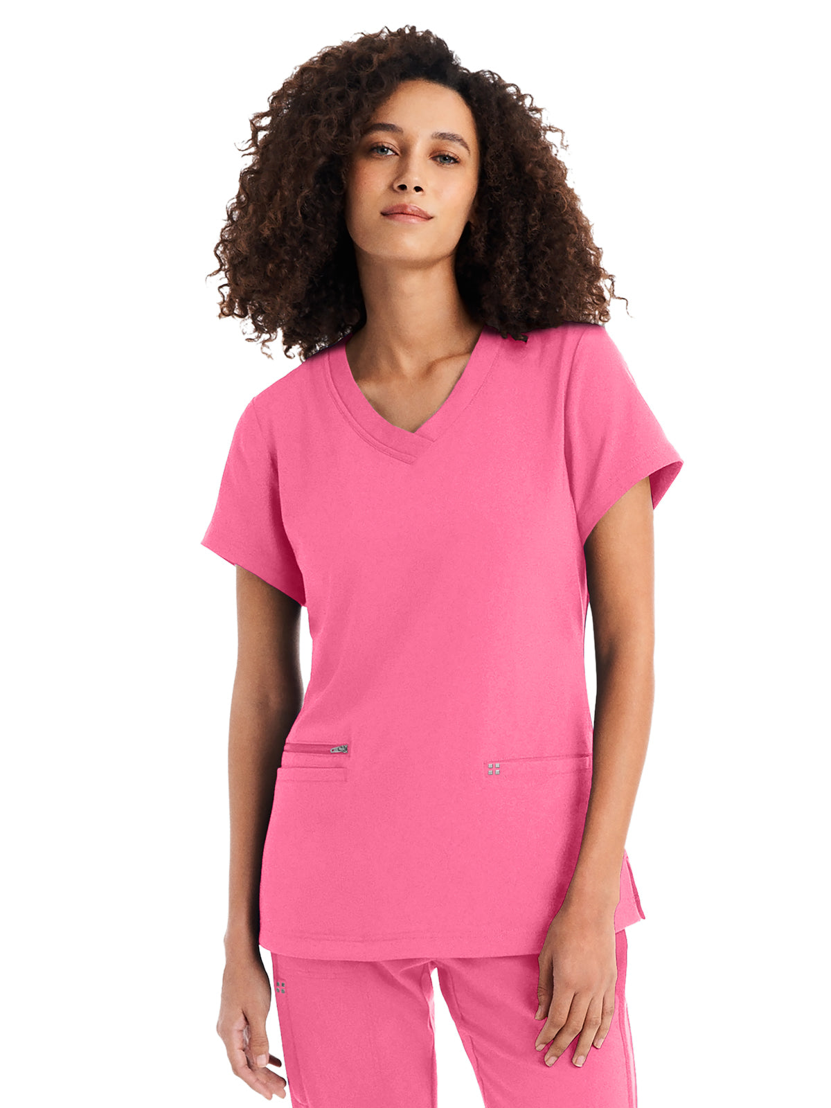 Women's 3-Pocket V-Neck Top