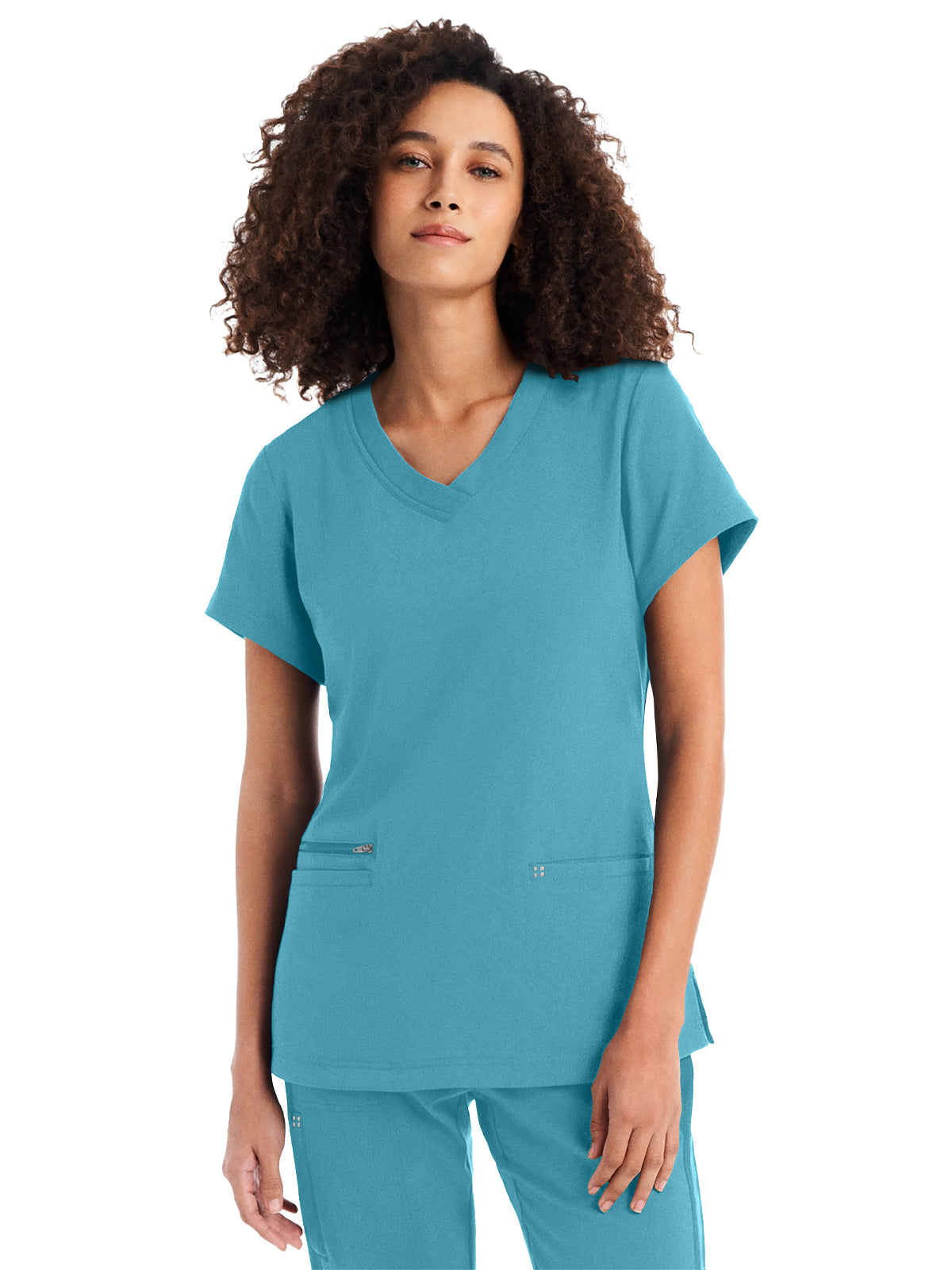 Women's 3-Pocket V-Neck Top