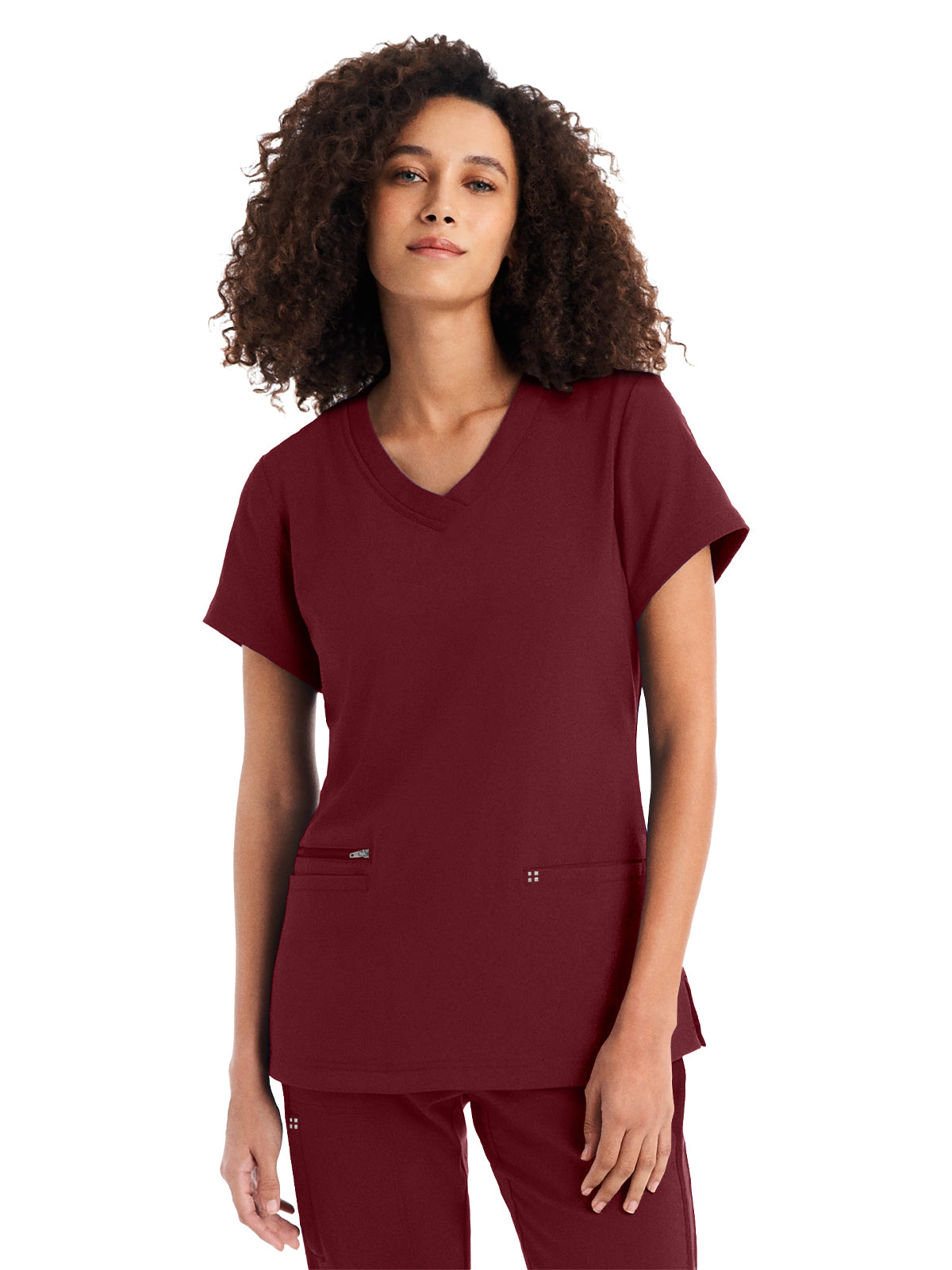 Women's 3-Pocket V-Neck Top