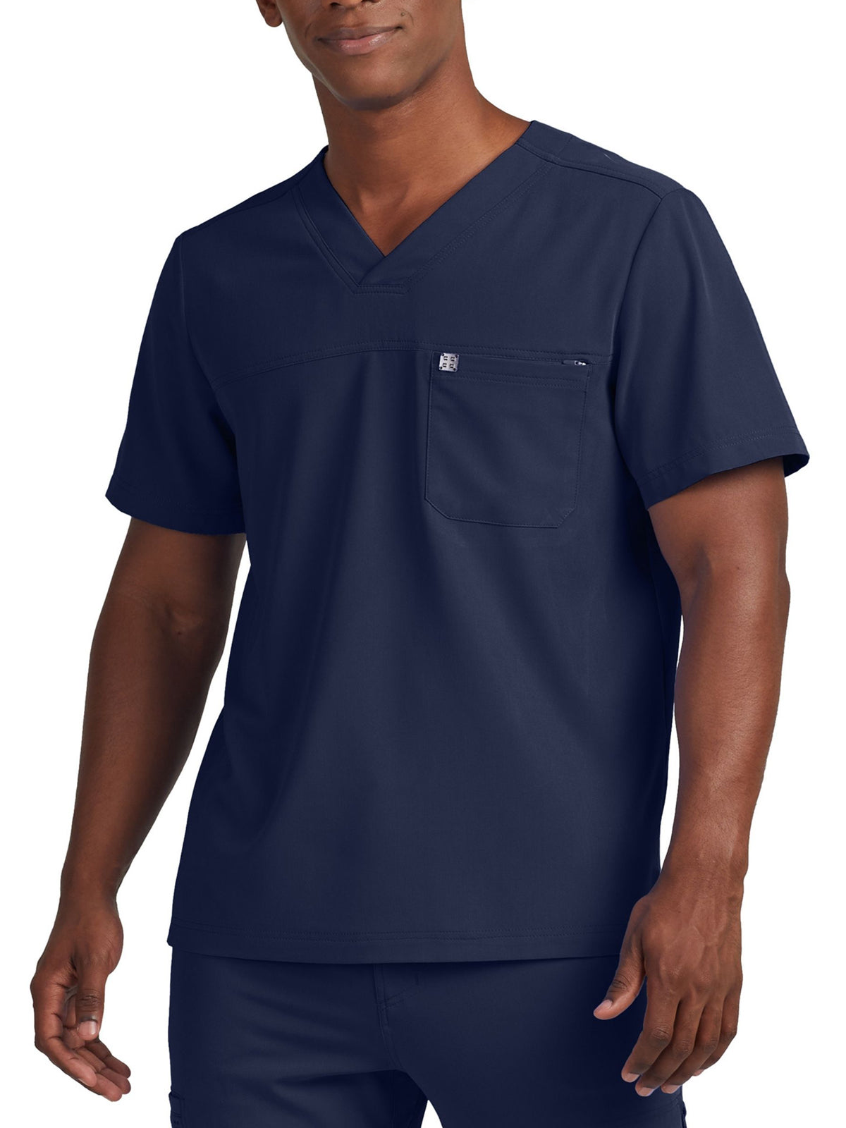 Men's 2-Pocket Fluid Resistant V-Neck Top