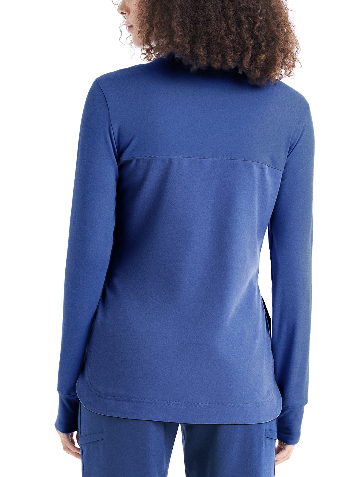 Women's Quarter Zip Pullover Scrub Jacket