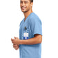 Men's 3-Pocket V-Neck Scrub Top