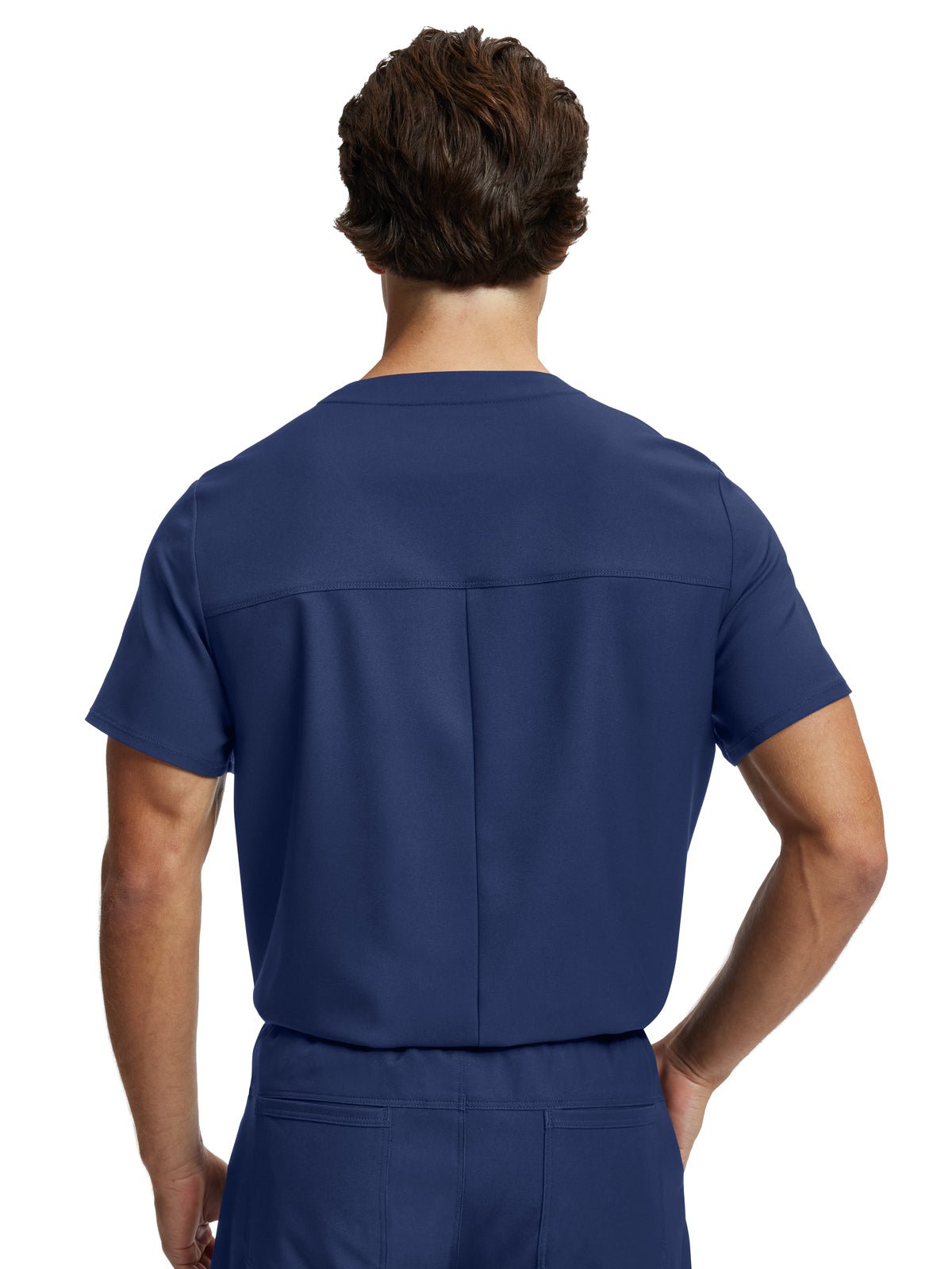 Men's Tuck-In V-Neckline Scrub Top