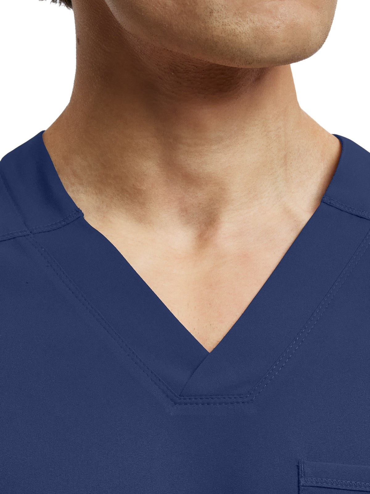 Men's Tuck-In V-Neckline Scrub Top