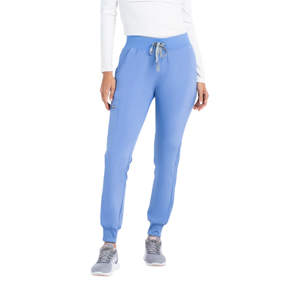 JWZUY Womens Solid Faux PU Leather Sweatpants Ankle Length Drawstrijg  Elastic Waist Pant Dressy Jogger Pants Blue XXXL