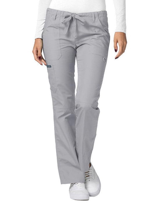 Women's Low-Rise Multipocket Drawstring Straight Leg Pant