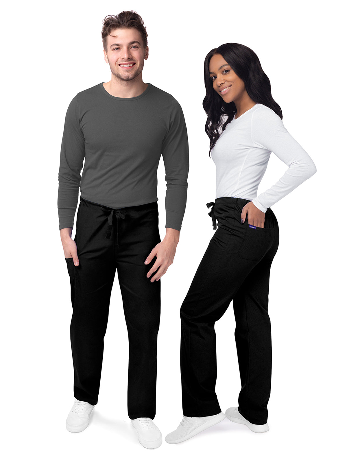 Unisex Four-Pocket Draswtring Pant