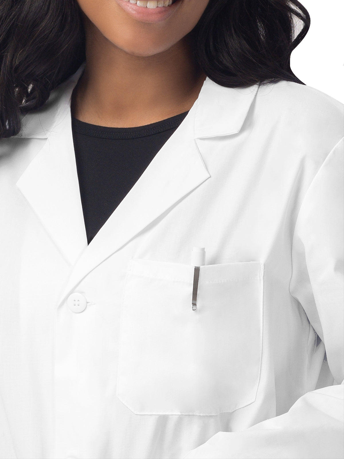 Unisex Three-Pocket 39" Professional Lab Coat