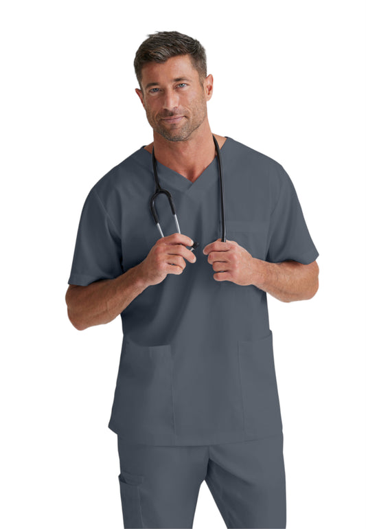 Unisex Lapover V-Neck Scrub Top