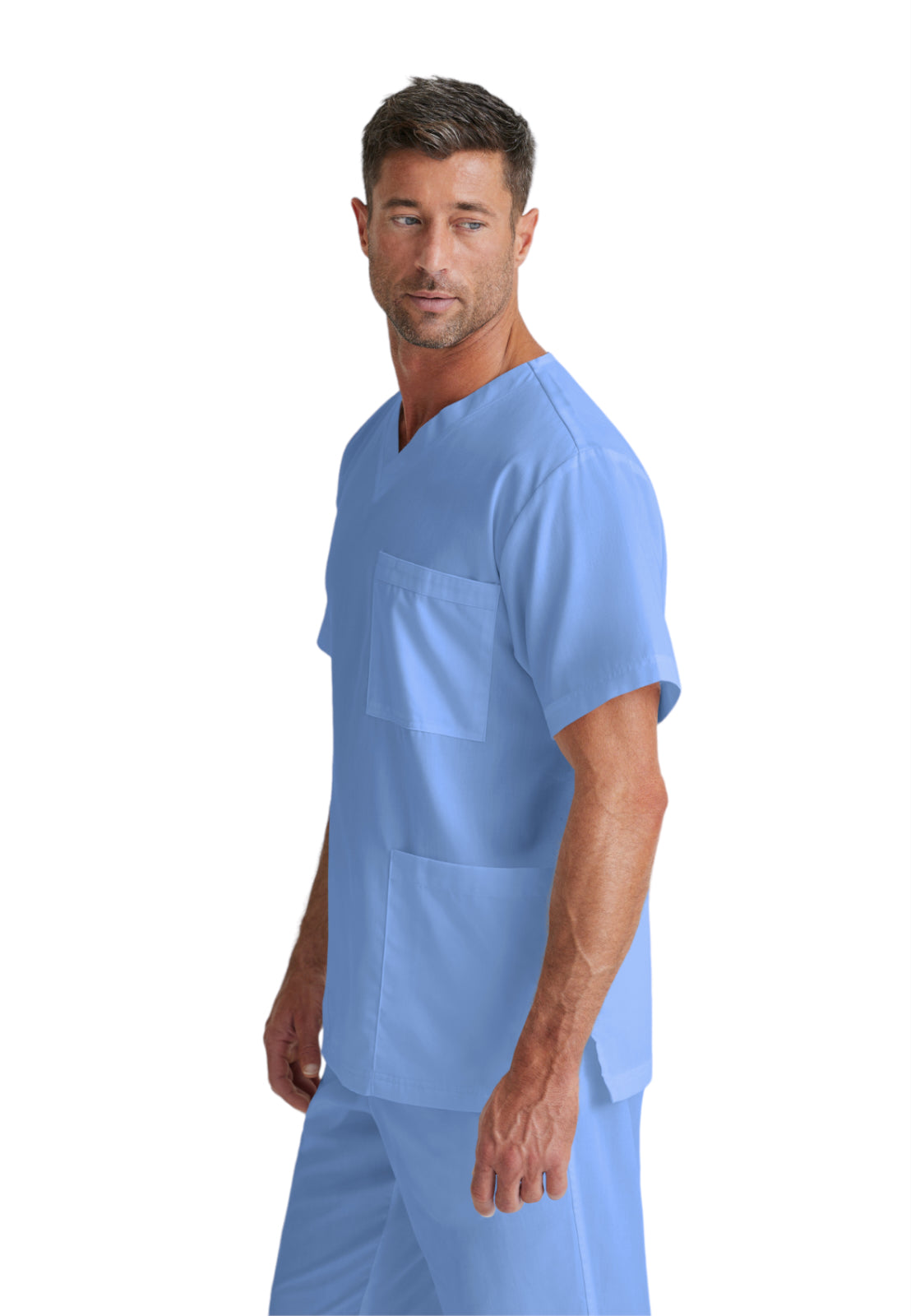 Unisex Lapover V-Neck Scrub Top