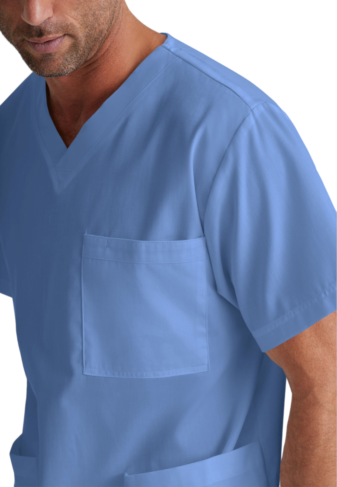 Unisex Lapover V-Neck Scrub Top