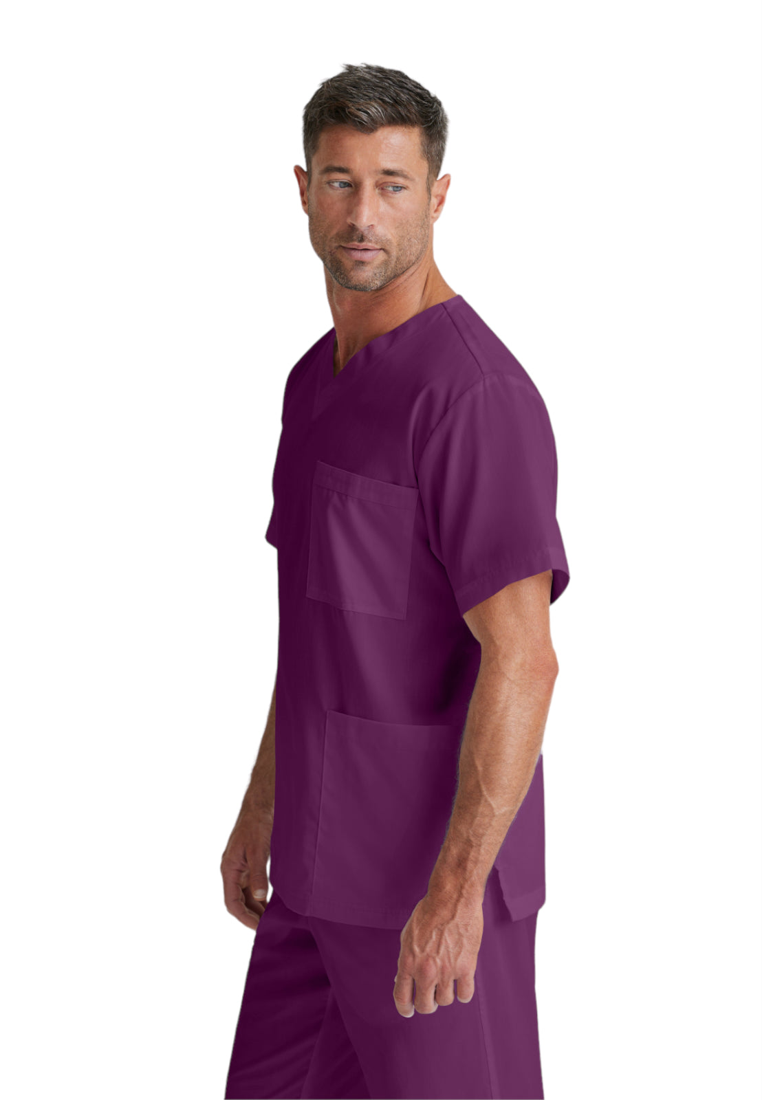 Unisex Lapover V-Neck Scrub Top