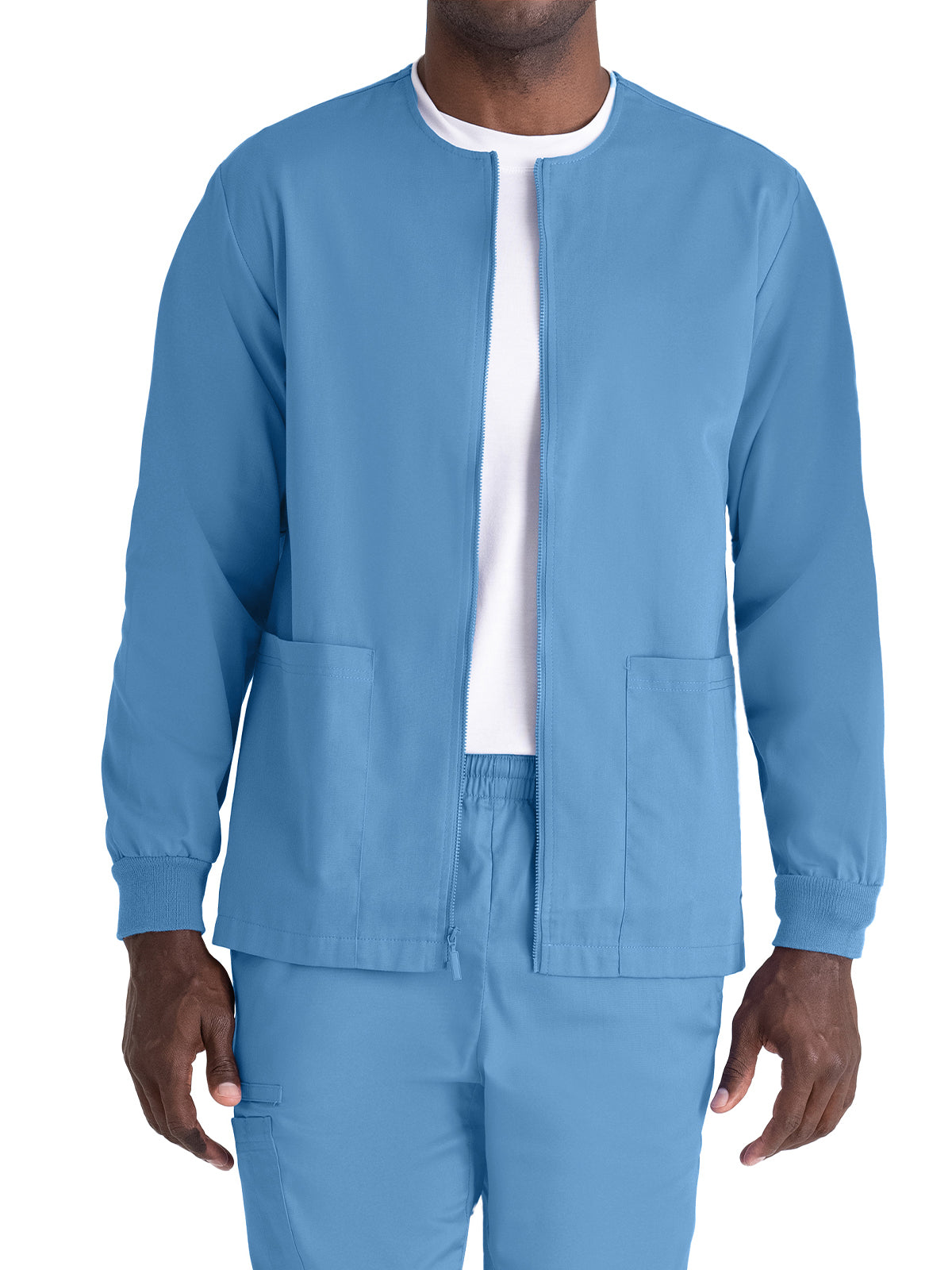 Unisex Full-Zip Front Valor Warm Up Scrub Jacket