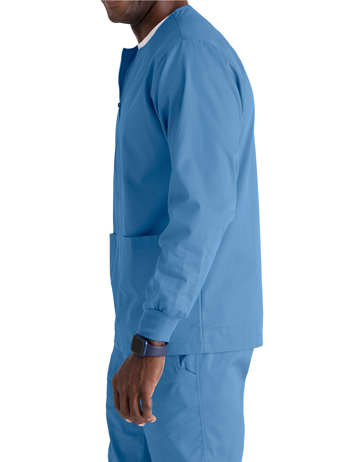 Unisex Full-Zip Front Valor Warm Up Scrub Jacket