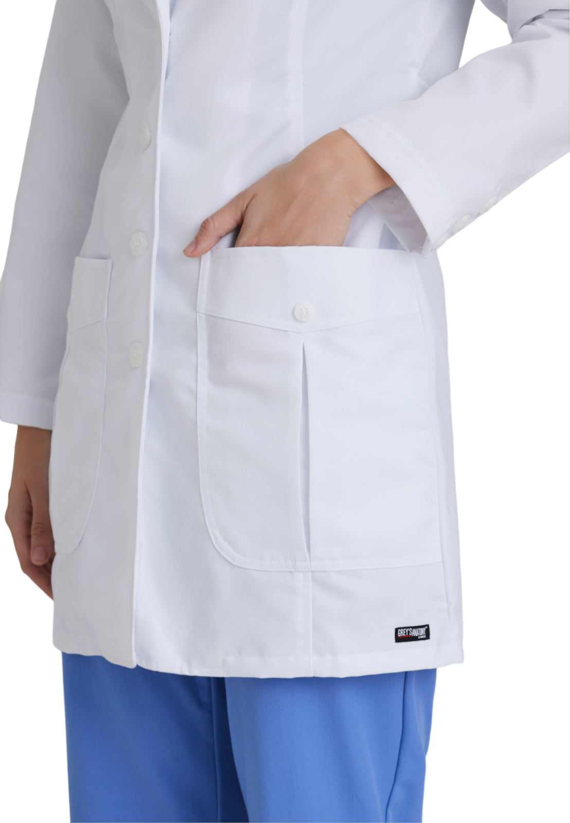 Women's Four-Pocket 34" Tricia Lab Coat