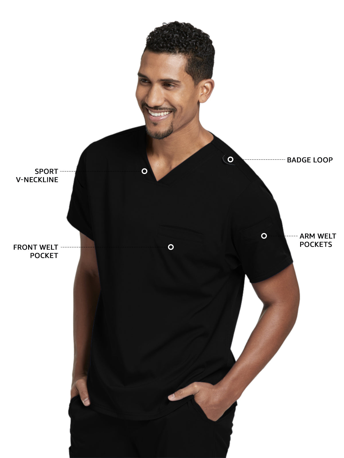 Men's Wesley V-Neck Top