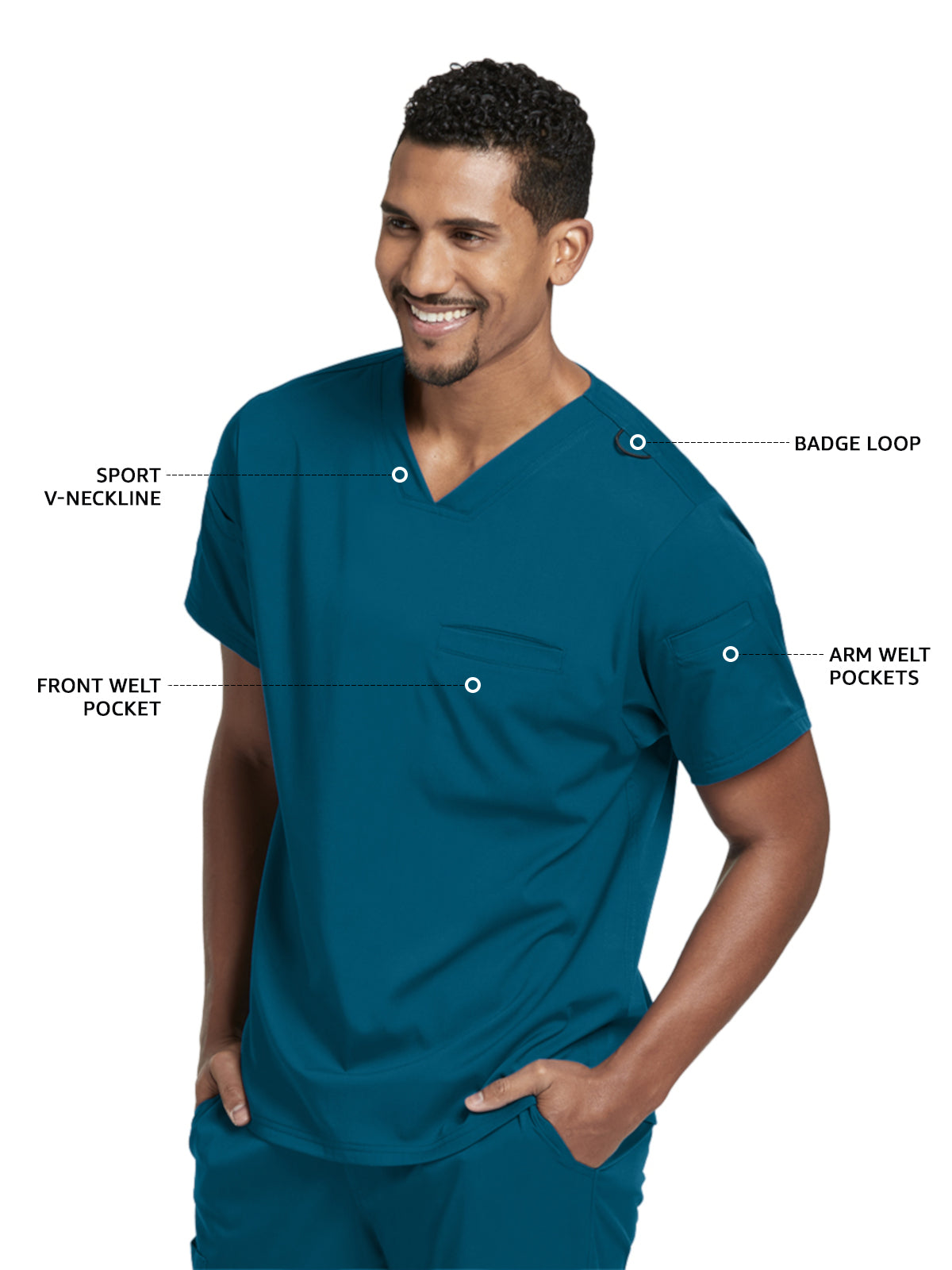 Men's Wesley V-Neck Top