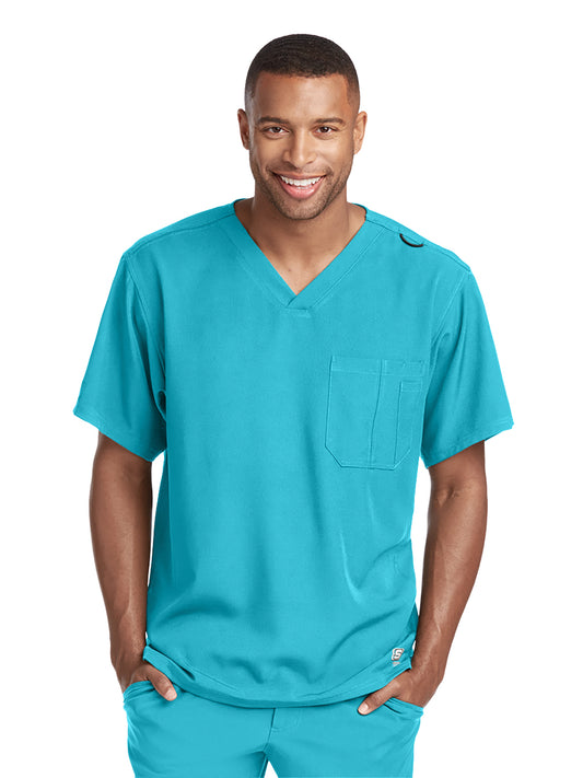 Structure Crossover V-Neck Scrub Top