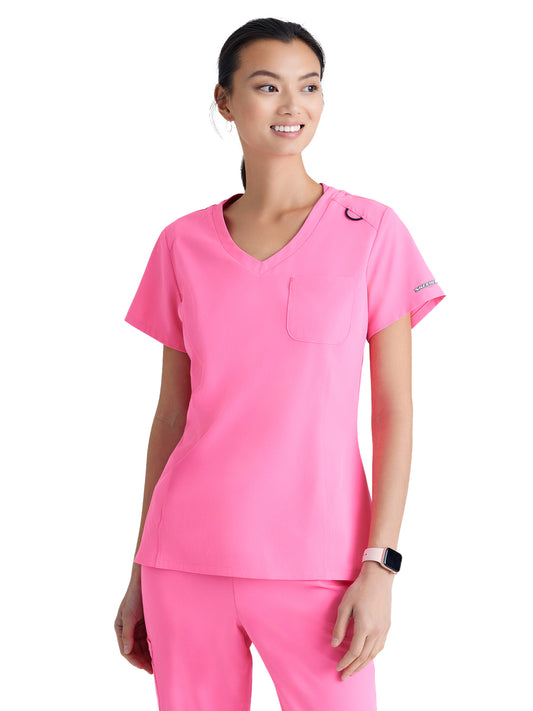 Women's High-Low Hem Tuck-In Top