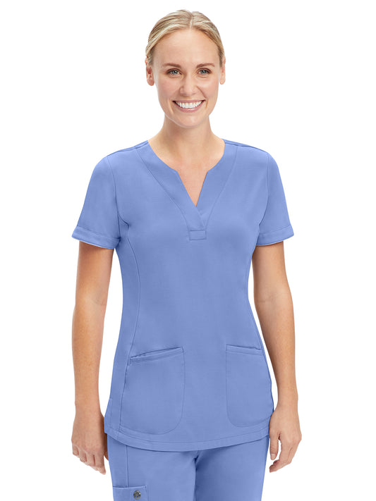 2 Pocket Moisture Wicking Scrub Top