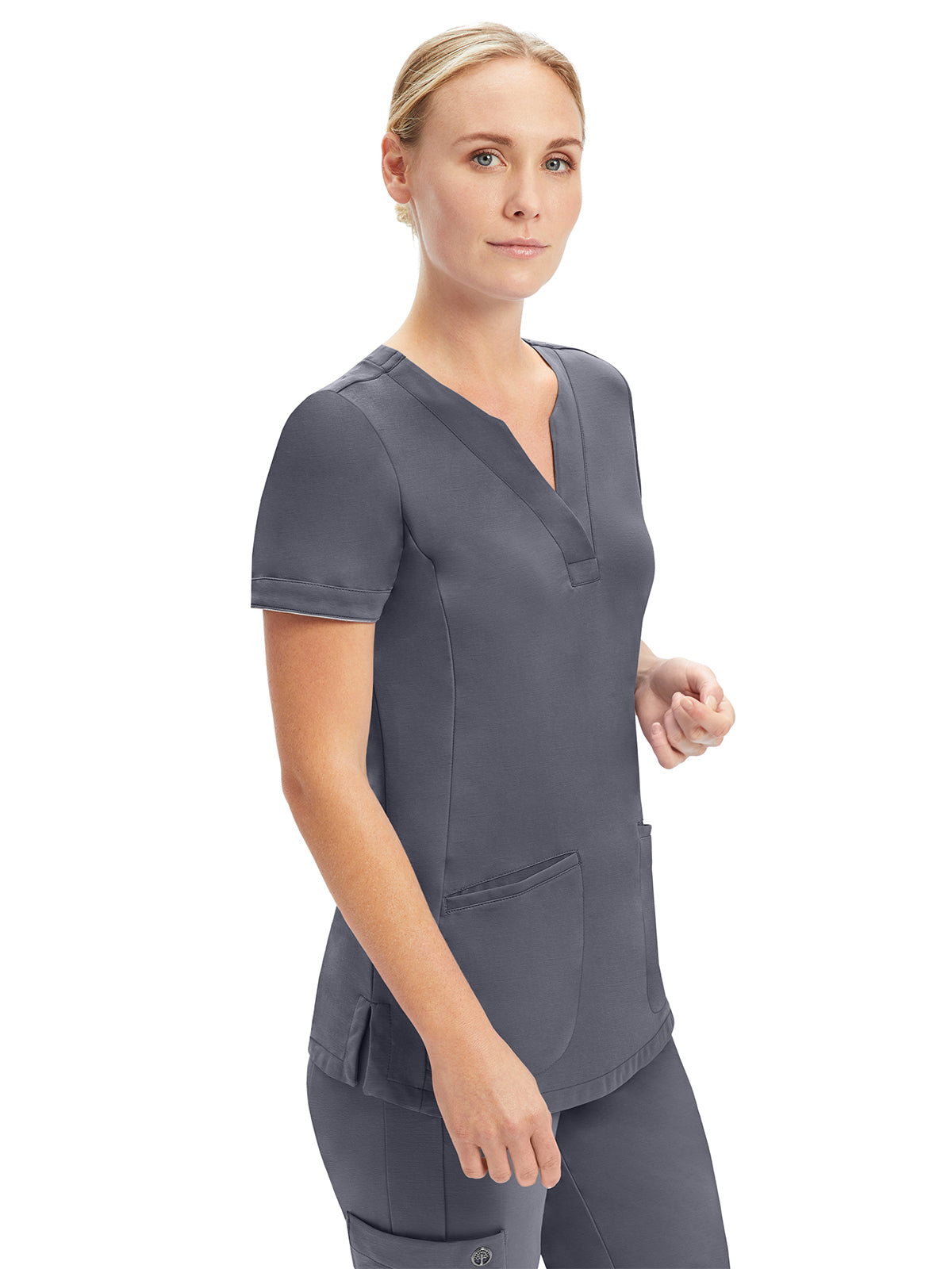 2 Pocket Moisture Wicking Scrub Top