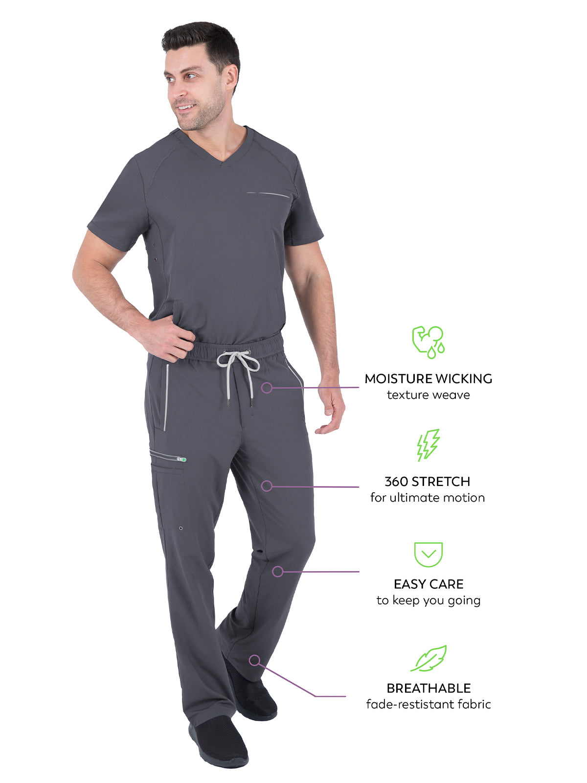 6 Pocket Zipper Fly Pant