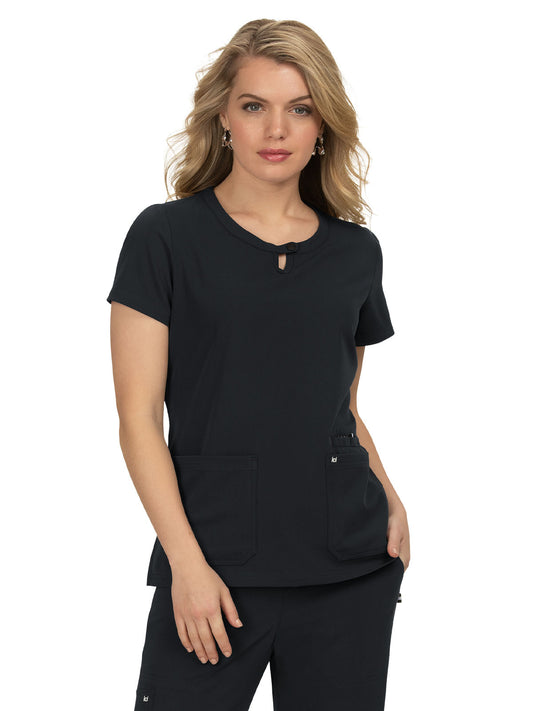 Women's Round Neck Scrub Top