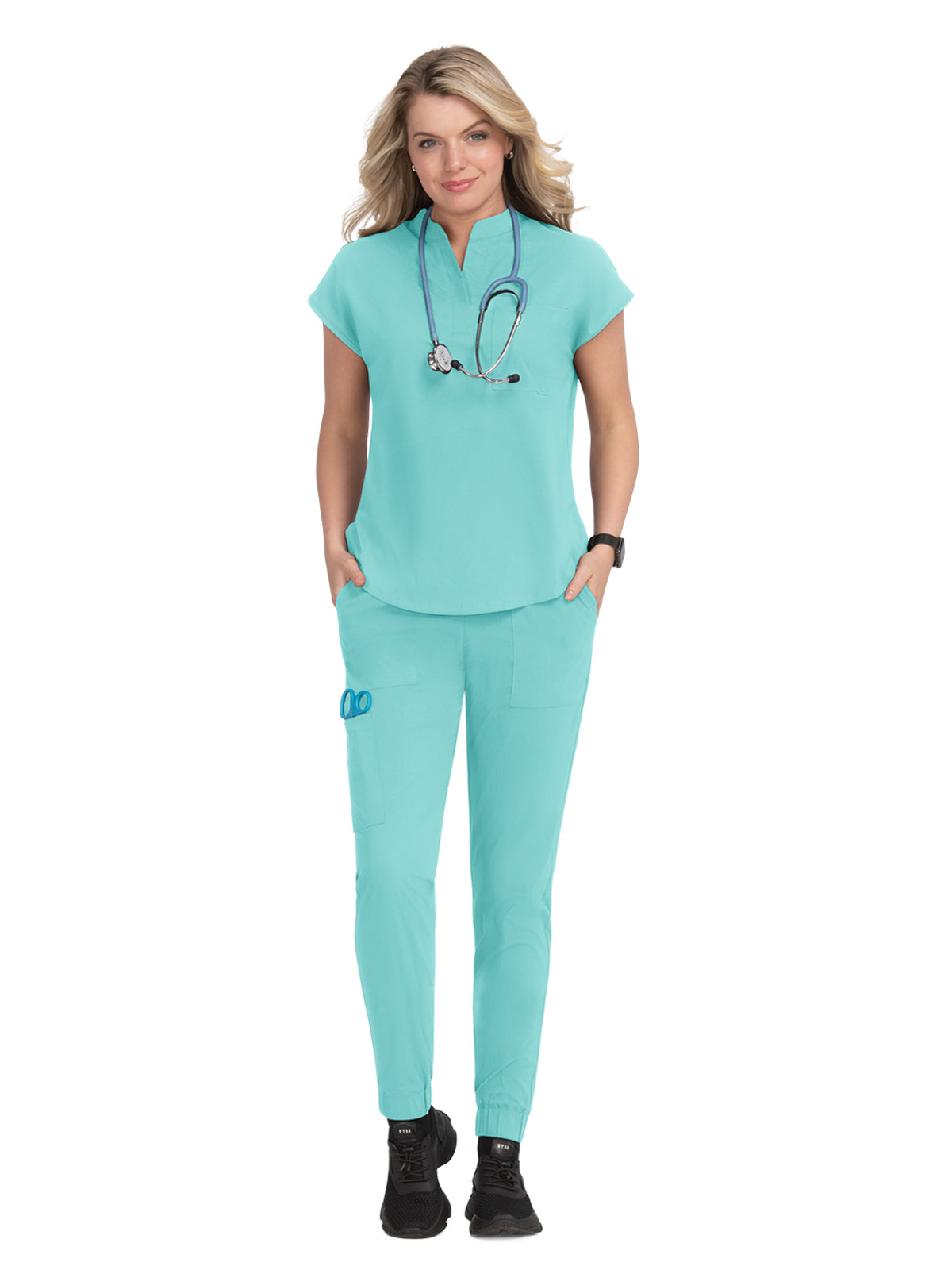 Women's 1-Pocket Stretch Tuck-In Ari Scrub Top