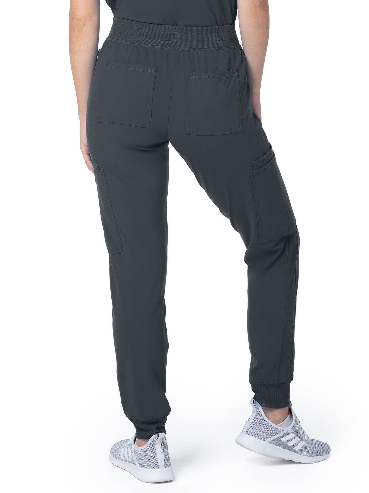 Women's Rib-Knit Elastic Waist Pant